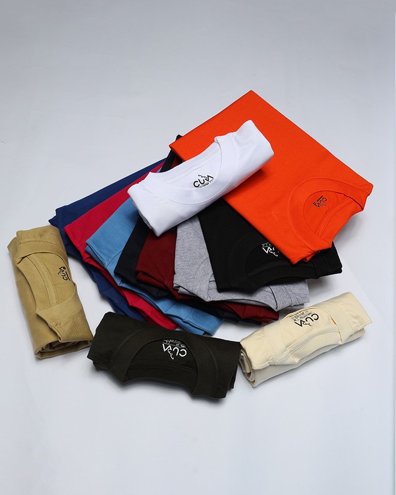 Cura Iconic Plain T-Shirt (Cotton)