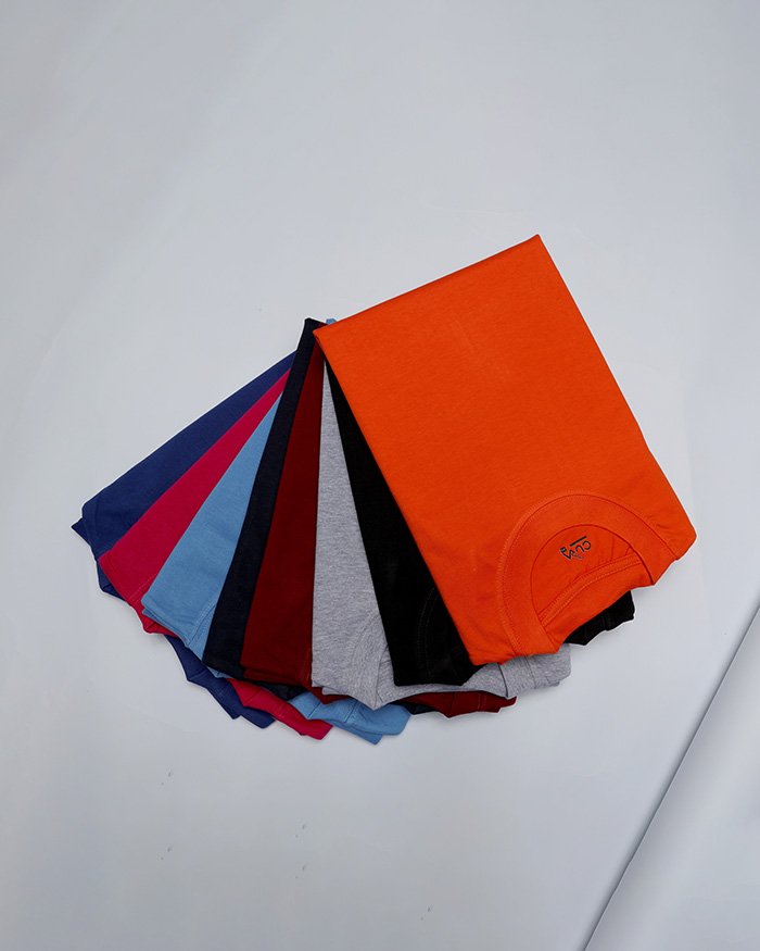 Cura Iconic Plain T-Shirt (Cotton) - Image 2